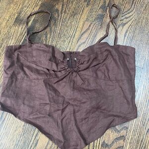 Reformation Sansa top